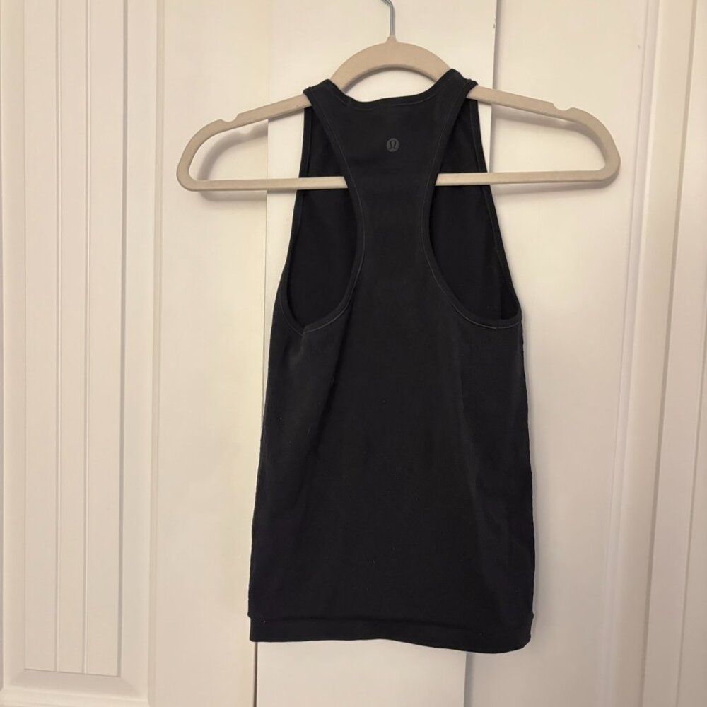 Lululemon Reveal Tank *Zen Expression Black likely size 6 - Picture 5 of 7